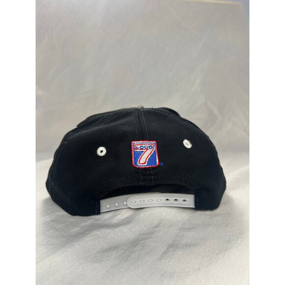 Atlanta Falcons Logo 7 Snapback Hat | Black & Gray Vintage NFL Cap - Picture 4 of 4